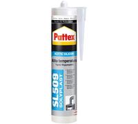Silicone Acetico Sigillante SL 509 Alta Temperatura 300°C 300ml Colla Pattex