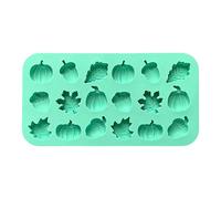 Silicone Autunno - Stampo Silicone 18 Cavità con Pigna Foglie d'Acero | Mini Forme Antiaderente per Cioccolato Resina Artigianato Halloween Festa del Ringraziamento