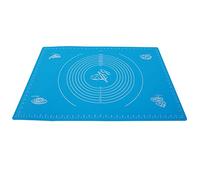 Silicone Baking Mat, Pasta Mat Mat Pane Impastatura Mat Pizza Mat Rolling Pin Mat Dough Board per la cucina domestica Bakery(Blu)