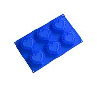 Silicone Baking Mold/muffin Pan for Muffins, Cupcakes, Cakes, Pudding, Ice Cubes And Jelly - Love Rotationlove-dark Blue