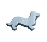 Silicone Baking Pan Cute Dachshund Puppy Cake Mold Animal Shape Chocolate Mould Kitchen Tools Blue silicone cake mold