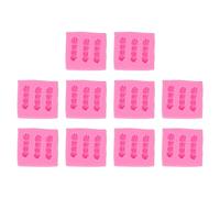 Silicone Baking Tray 10 PCS | for Chocolate/Sweet/DIY