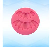 Silicone Bat Design Mold Pink Reusable for Baking Chocolate Candy Ice Cubes