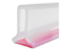 Silicone bathroom water stop,Collapsible Threshold Water Dam for Shower Stall,Silicone Shower Barrier Keeps Water Inside Shower Pan, Shower Base Water stopper Dry (160 CM,Transparent)