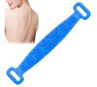 Silicone Body Scrubber - Long Back Scrubber Belt, Shower Belt | 27.5 Inch Silicone Double-Sided Body Back Scrubber Belt with Soft Bristles and Raised Nodes for Daily and Massage