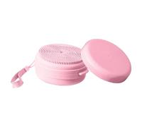Silicone Body Scrubber, Portable Shower Brush, Lightweight 2 in 1 Tool, Soap Dispenser Built-In, Skin Care Accessory for Daily Cleansing, Spa, Travel, Bath, Blue, Pink, 1 Piece
