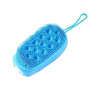 Silicone Body Scrubber, Shower Scrub Brush, 2.17x2.95in Soft Skin Cleaner, Double Side Massage Tool, Gentle Design for Travel, Home, Bathing, Routine, Comfort Use