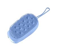 Silicone Body Scrubber, Shower Scrub Brush, Soft Skin Cleansing Tool, Double Sided Massage Bath Scrubbers, Portable Travel Vital, Home Use Accessory for Daily Facialwash and Relaxation