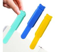 Silicone Book Mark - 3x Reading Bookmarks, Flexible Page Holder Accessories