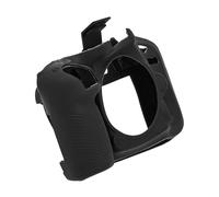 Silicone Borsa Custodia per Nikon D7100 D7200 Macchina Fotografica Nero CC2106a