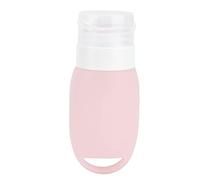 Silicone Bottle Portable Empty Shampoo Lotion Bottle Container for Outdoor Travel and Home (Pink)