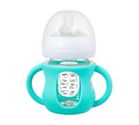 Silicone Bottle Protector Cover - 11 x 11 x 6,5 cm 17 g Shockproof Sleeve For Glass Bottle - Anti Drop Protective Case For Infant Feeding - Essentials Accessory