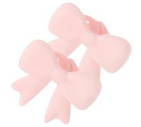 Silicone Bow Headphone Accessory | Decor Headphone Accessories 2-Piece 3D Decorative Silicone | 3D Earphone Clip Bows For Women | For Girls Teens Students Friends Birthday Holiday Home Office