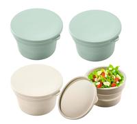 Silicone Bread Proofing Basket, Foldable Round Dough Bowl for and Pizza, Non-Stick Fermentation with Flexible Sides, Reusable Baking Bowl Artisan in Cafe Hotel or Home