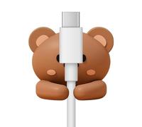 Silicone Cable Organizer, Self Adhesive Capybara Cord Clamps, Desk Wire Clips for Cords Under 6mm, Key Charger USB Extension Computer Phone Cable Holder for Desk Home Bedside Table Dorm Kitchen Office