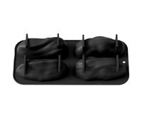 Silicone Cake Mold, Baking Silicone Mold, 4 Cavity Food Grade Baking Tray for Chocolate Candy Dessert Making, Easy Release Non Stick Function with Heat Resistant Flexible Design for Birthday Party Use