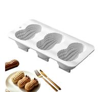 Silicone Cake mold - Non-Stick Jelly Mould Nut Shaped 3 Cavity