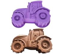 Silicone Cake Mold - Tractor Shape Reusable Baking Molds, 3D | Chocolate Candy For Baking, DIY Decorating, Pastry, Dessert Making, Kitchen Tool Kids And Adults