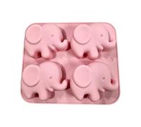 Silicone Cake Molds,4-Cavity Easy Release Pan | Animal Silicone Cookie Mold | Muffin Chocolate Ice Candy Cookie Food Soap Home Kitchen Freezer Oven Microwave