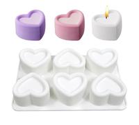 Silicone Cake Molds - 6-Cavity Easy Release Nonstick Tray for Homemade Treats, Pastry Baking with Durable Function, Cute Dessert for Mousse Pudding Chocolate Jelly, Beginner Adults Set