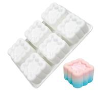Silicone Cake Molds, Shaped Pastry Dessert Baking Molds, 6-Cavity Nonstick Easy Release For Mousse Chocolate Pudding Jelly Home Bakery Beginner Adults