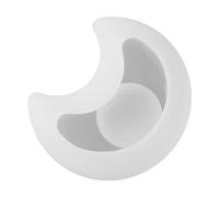 Silicone Candle Holder Mold - Votive Candle Tray Mold Table Centerpiece, Candle Holder Resin Mold | Star Moon Heart Shape Tea Lights Candle Holder Mold for Table Centerpiece, Aesthetic DesK