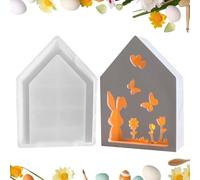 Silicone Candle Mold, Butterfly Resin Mold, Easy Release Silicone Mold, Tabletop Ornament Mold, Plaster Craft Mold, Candle and Resin Mold, Easter Bunny Craft Mold for Candle and Plaster