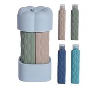 Silicone Cartridge Bottle Set - 2,52 x 5,39in Travel Bottle Cartridge | Portable Shampoo Empty Bottles | Silicone Travel Bottles Refillable Contenitori | 4-In-1 Spillproof Silicon Travelling Bôtles