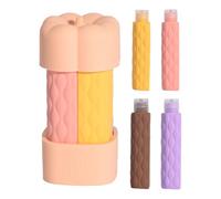 Silicone Cartridge Bottle Set - 2.52x5.39in Travel Bottle Cartridge | Portable Shampoo Empty Bottles | Silicone Travel Bottles Refillable Containers | 4-In-1 Spillproof Silicône Travelling Bôttles