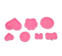 Silicone Chocolate Form 7Pcs Set | Non - Stick Baking Tool for Cakes/Sweets/Soap Making | Food - Grade Fondant Form, DIY Kitchen Craft Kit