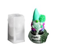 Silicone Christmas Molds - 3D Gnome Shaped Baking Mold, Fall Elements Dwarf Crafts | Flessibile Silicone Material, Easy Release Design, Reusable Baking Tool, Ideal for Holiday, Winter, Ringraziamento
