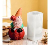 Silicone Christmas Molds - 3D Gnome Shaped Baking Mold, Fall Elements Dwarf Crafts | Flessibile Silicone Material, Easy Release Design, Reusable Baking Tool, Ideal for Holiday, Winter, Ringraziamento