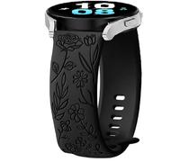 Silicone Cinturino per Garmin Vivoactive 6/5/3, 20mm Flower Sport Bracciali Cinturini di Ricambio per Garmin Vivomove 3/Sport/Style/Luxe/Trend/HR,D2 Air X10/Bounce 2