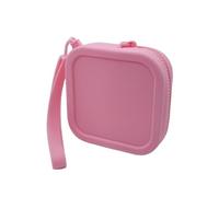 Silicone Coin Purse - Square Mini Change Wallet, Small Makeup Coin Purse With Smooth Zipper, Compact Wallet For Credit Cards, Keys, Lipstick, Portable Travel Accessory, Everyday Use For Women And Teen