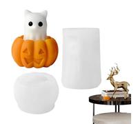 Silicone Concrete Mould | Halloween Candle Molds | Silicone Casting Molds For Craft Lovers Cement Plaster Home Events Workshop Studio Artists Art Teachers Hobbyists