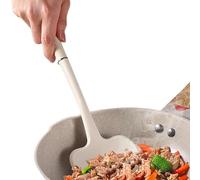 Silicone Cooking Spoon, Non Stick Spatula, 13.19x4.25 Inches, Heat Resistant Turner, Baking Kitchen Tool, Soft Grip Handle for Home, Dining Room, Cooking Area, Bakery, Restaurant, Apartment