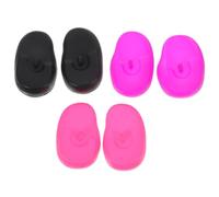 Silicone Copri Orecchie 3 Paia Impermeabili, per Tintura Chioma | Uso Domestico e Salone, Design, Protezione Dall’acqua, Facili da Indossare, per Orecchie