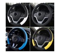 Silicone Copri Volante per auto, tessuto intrecciato, accessori per