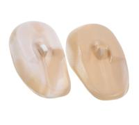 Silicone Copriorecchie Colore Caffè, 1 Paio, per Tinta Chioma | Protezione Comoda e Aderente, per Salone e Barberia, Stile Raffinato, Adatto a Tintura Chioma