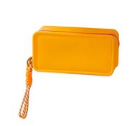 Silicone Cosmetic Reise -Colorful Pipe -Up, Up Case, Cultural Women | Borsa in silicone di medie dimensioni portatile con cerniera, custodia per il trucco impermeabile per la fine di, giallo, Consulte