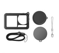 Silicone Cover Lens Cap Tempered Film Kit Camera Lens Accessori Per DJI Action5 Pro/4/3