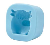 Silicone Cow Ice Mold - Animal Tray | 16x14cm Beverage Chilling Mold with Flexible Release Design, Food Grade Silicone Maker with Detailed Farm Shape, Freezer Drink Accessory
