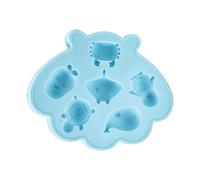 Silicone Cube Mold, Sea Animal Tray & Easy Release Reusable Cocktail Whiskey Maker for Party Drinks Cooling Decoration, Creative Molds for Home Bar Kitchen Restaurant Summer
