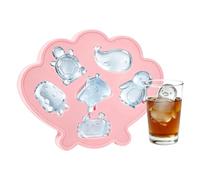 Silicone Cube Mold, Sea Animal Tray & Easy Release Reusable Cocktail Whiskey Maker for Party Drinks Cooling Decoration, Creative Molds for Home Bar Kitchen Restaurant Summer