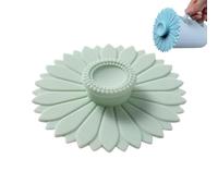 Silicone Cup Lids - Sunflower 3 Pack Multi Colored | Flexible Durable Mug Covers | For Tea Coffee Teapot, Heat Protection Prevents Splash Scald, Random Color Assorted