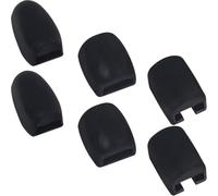 Silicone Cuscinetto Laterale Nero 6 Pezzi per Sassofono | Montaggio Stabile, Facile da Riporre, Accessorio per Sax, per Chiave Laterale e Tutela Delicata