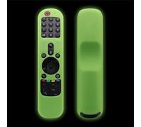 Silicone Custodia protettiva per il telecomando Magic per LG AN-MR21GC MR21N/21GA,Controller Smart TV Custodia Sleeve Holder Pelle protettiva, con cordino (Verde fluorescente)