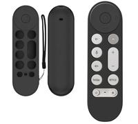 Silicone Custodia Remota per telecomando Google TV Streamer 4K 2024 Voice Remote Guscio Protettiva,Antiscivolo Cover Copertura