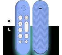 Silicone Custodia Remota per telecomando Google TV Streamer 4K 2024 Voice Remote Guscio Protettiva,Antiscivolo Cover Copertura