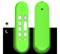 Silicone Custodia Remota per telecomando Google TV Streamer 4K 2024 Voice Remote Guscio Protettiva,Antiscivolo Cover Copertura